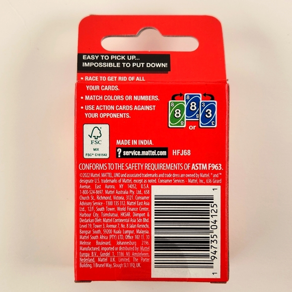 UNO GO! POCKET SIZED 3"×2" Factory Sealed Card Game - Picture 4 of 11